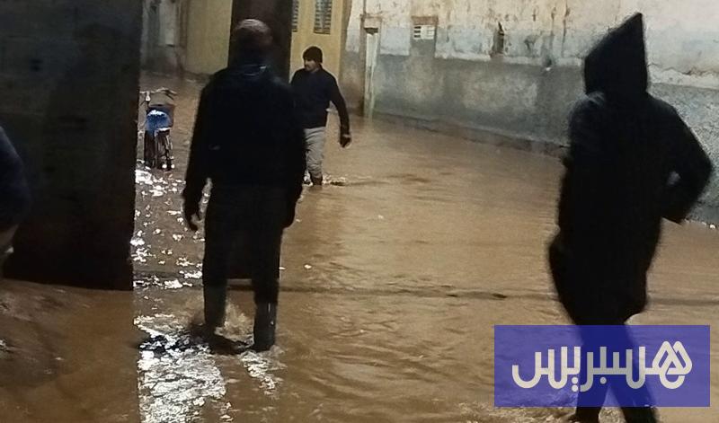 منازل تنهار بسبب أمطار الرشيدية