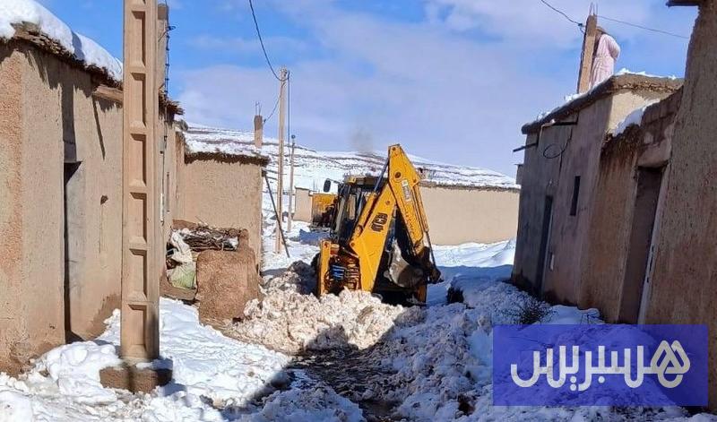 تساقطات ثلجية تتجاوز مترا بتنغير