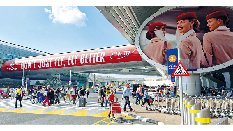 «مطارات دبي» تدخل موسم السفر الشتوي بمسارات جديدة وزيادة السعة التشغيلية