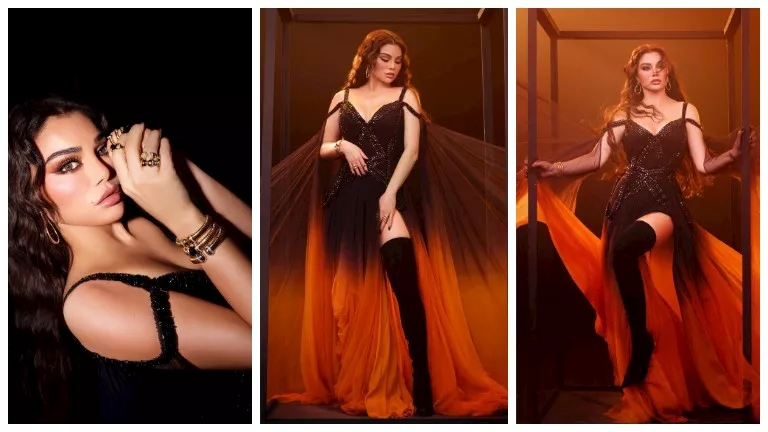 هيفاء وهبي تخطف الأنظار بإطلالة جريئة داخل “صندوق” حديدي