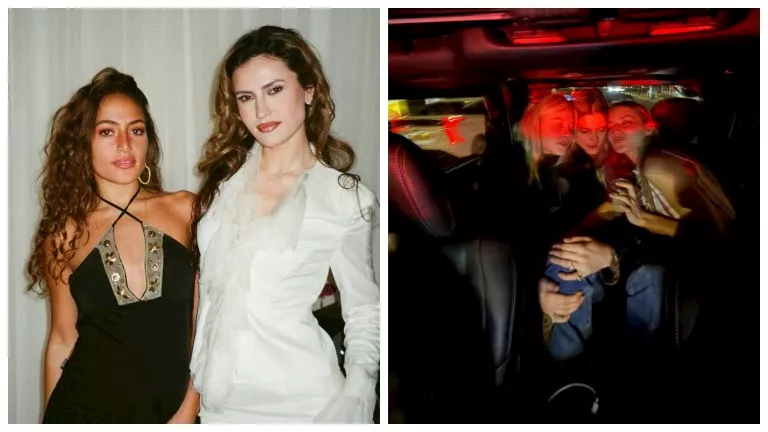 كنزي عمرو دياب تحتفل بأعياد الميلاد مع صديقاتها