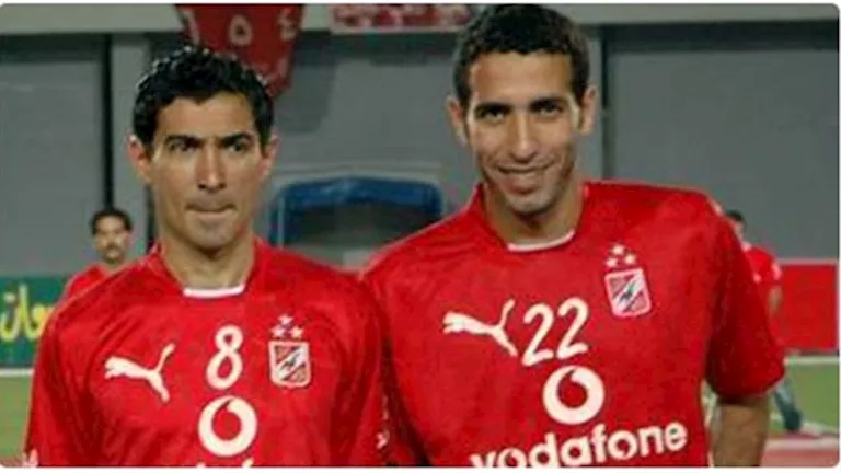 تعليق طريف من أبو تريكة على ظهوره مع محمد بركات