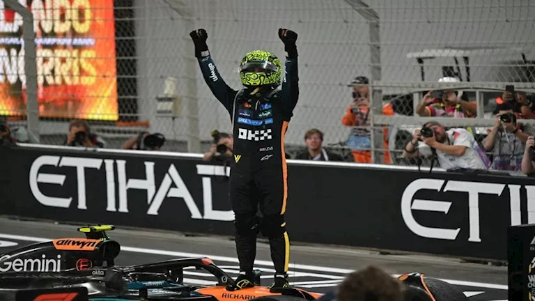 نوريس يتوج بطلاً للعالم للفورمولا 1 للمرة الأولى في أبوظبي