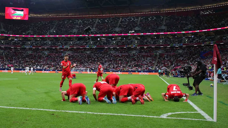 فيديو أهداف منتخب الأردن في مرمى مصر بكأس العرب