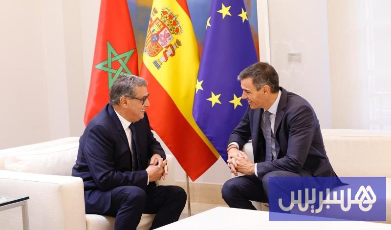 عمق الصداقة يجمع أخنوش وسانشيز