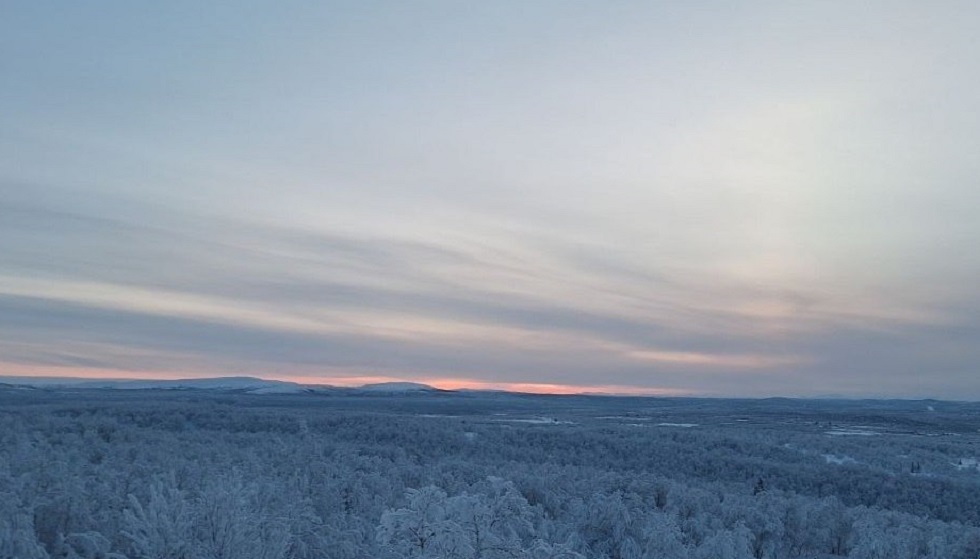 سكان مدينة مورمانسك الروسية يتجمعون لمشاهدة أول شروق للشمس بعد 40 يوما من الليل القطبي (فيديو)