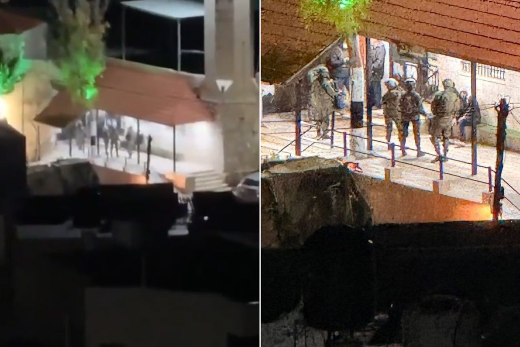 الاحتلال يحتجز فلسطينيين داخل مسجد غرب رام الله