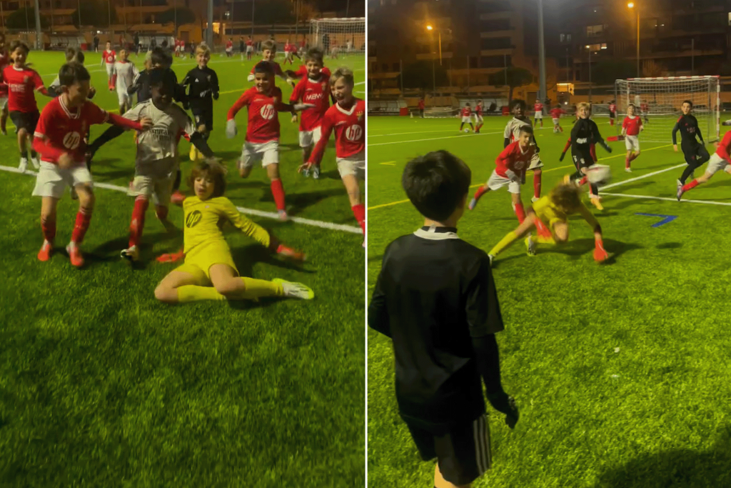 بالفيديو.. صغار أكاديمية بنفيكا يعيدون تمثيل “ملحمة ريال مدريد”